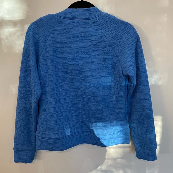 H by Halston Women’s Blue Zip Up Top Size 4 - Picture 4 of 10